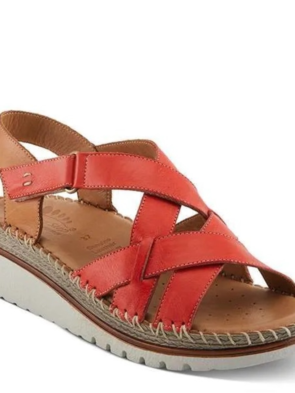 Red Leather Sandal